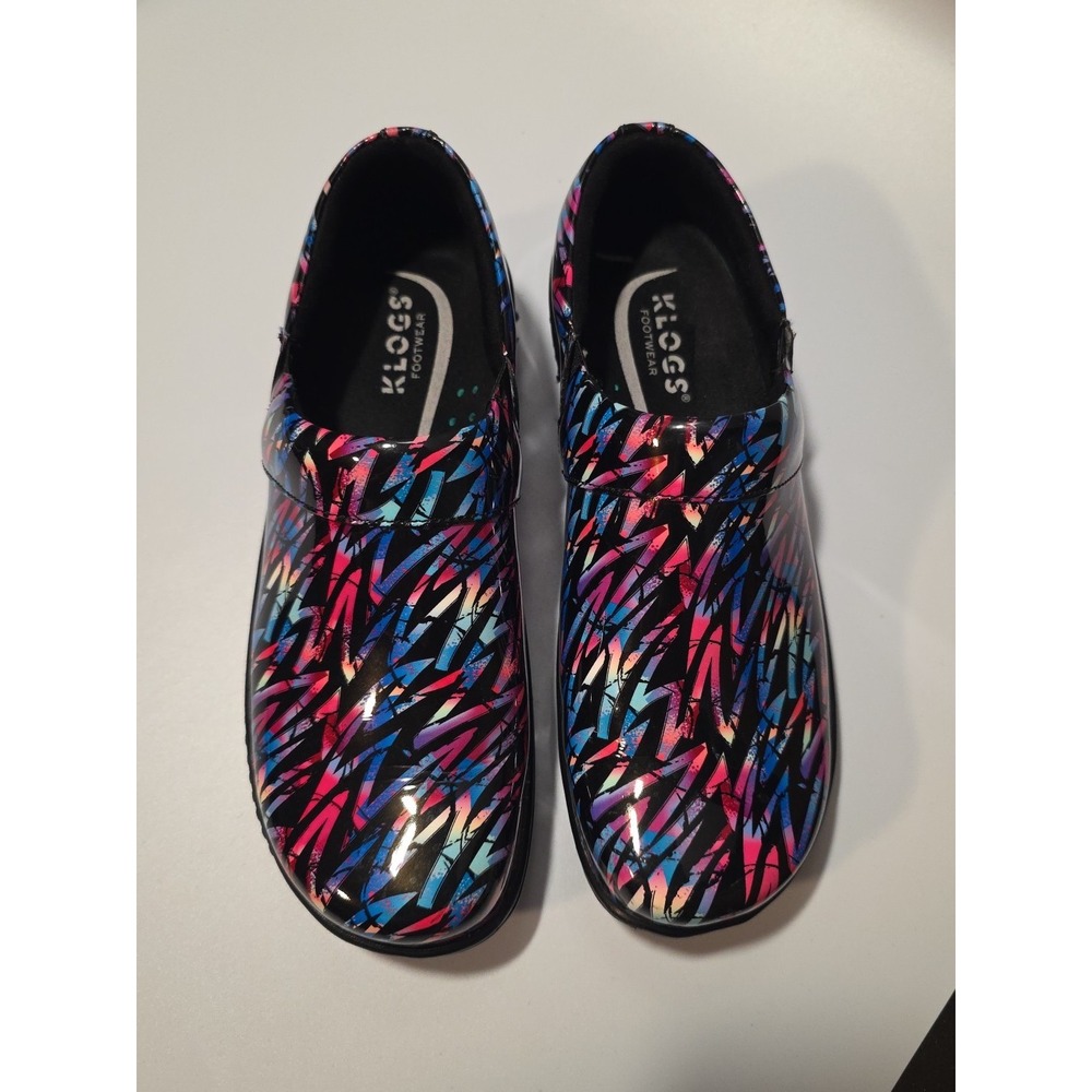 Klogs Missy Women's‎ Grunge Patent Leather 8.5 M Clog EUC